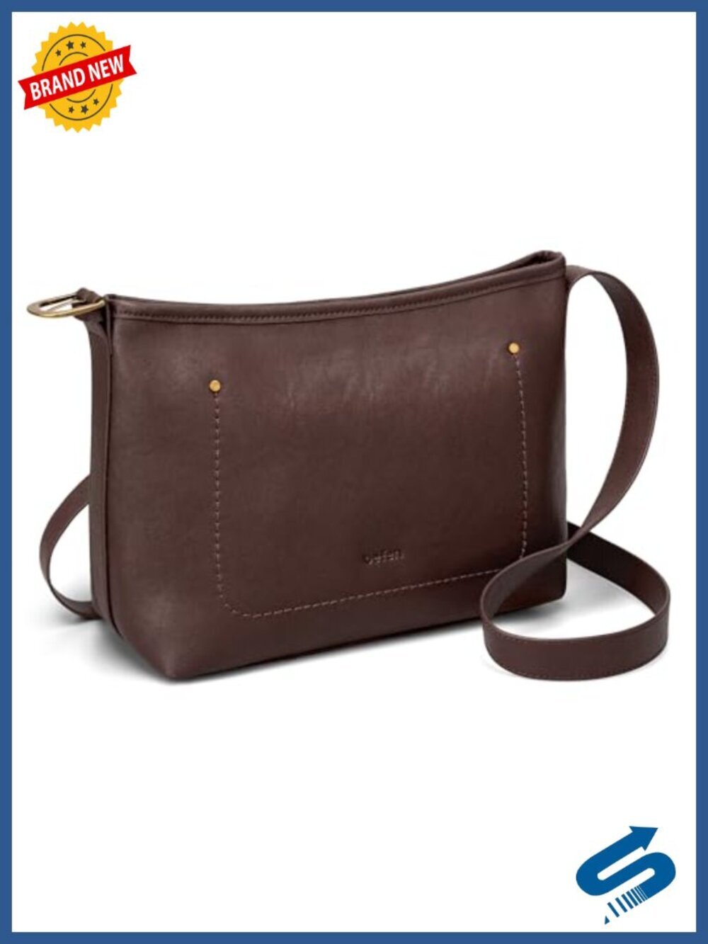Genuine Leather RFID Medium Crossbody Bag Shoulder Purse Handbag